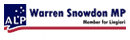 Warren Snowdon MHR logo